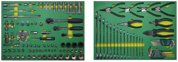 Bộ dụng cụ bảo trì thân ôtô SATA 1 bộ 121 cái 09922