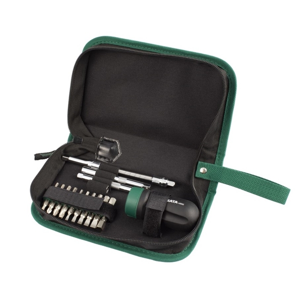 Bộ tuốc nơ vít tay cầm ngắn SATA 1 bộ 25 cái 09342