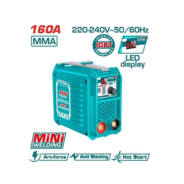 Máy hàn MMA Inverter 160A/81V TW216018 TOTAL