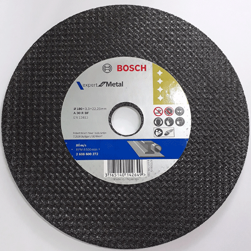 Đá cắt 180x3.3x22.2mm (sắt) Bosch 2608600272