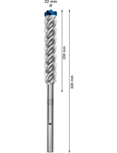 Mũi khoan SDS-max-8X 32 x 200 x 320 mm Bosch 2608900254