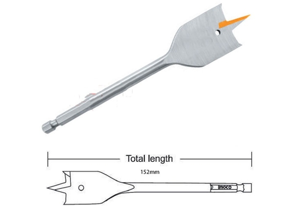 Mũi Khoan Gỗ Đầu Dẹp DBW2213001 INGCO