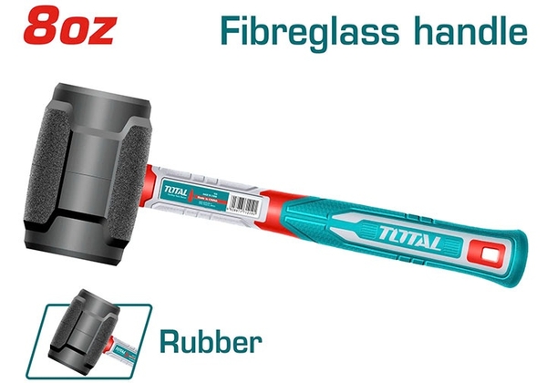 Búa cao su (đen-220g) THRUH6808 TOTAL