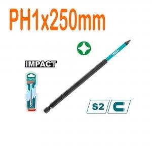 Mũi bắt vít PH1x250mm TACIM71PH1250 TOTAL