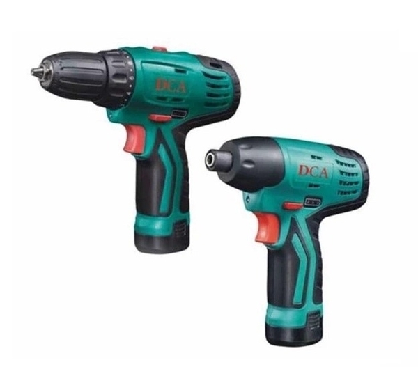 Bộ combo máy khoan và máy siết vít dùng pin DCA ADKIT01E