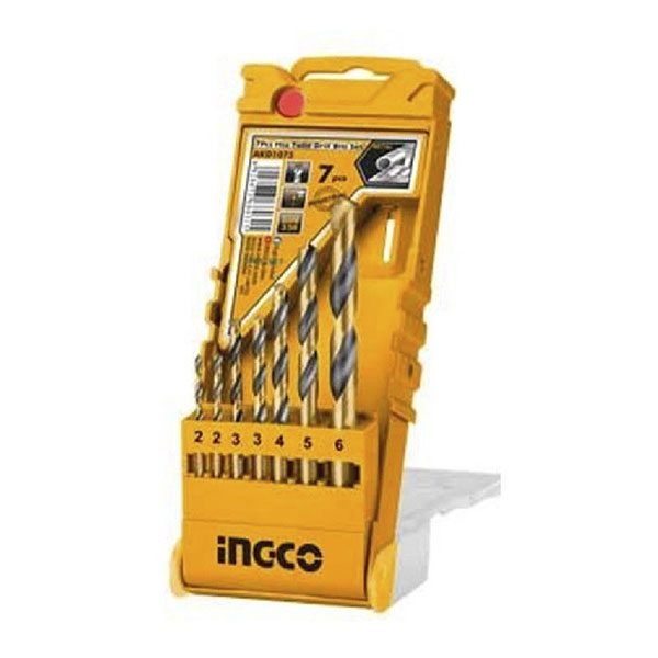 Bộ 7 Mũi Khoan Kim Loại AKD1075 INGCO