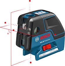 Máy cân mực GCL 25 (tia đỏ) Bosch 0601066B00