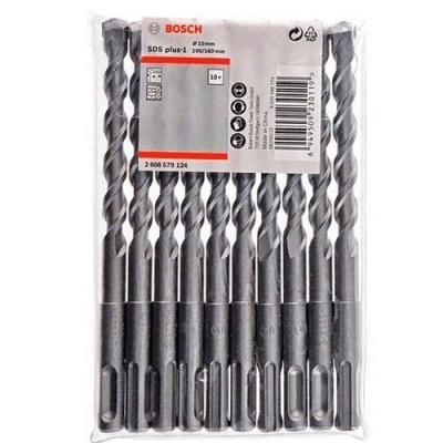 Bộ 10 mũi khoan SDS Plus-1 (10*160mm) Bosch 2608579124