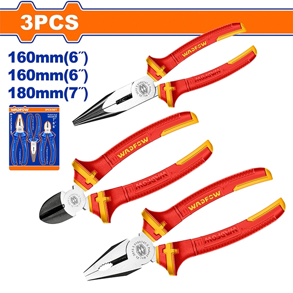 Bộ 3 Kìm Cách Điện WPS0633 WADFOW