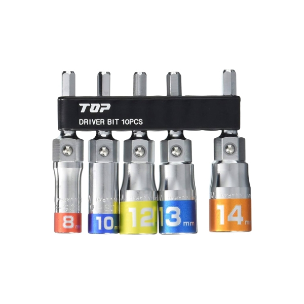 Bộ 5 đầu tuýp vặn ốc chuôi lục giác TOP Japan ECS-814S