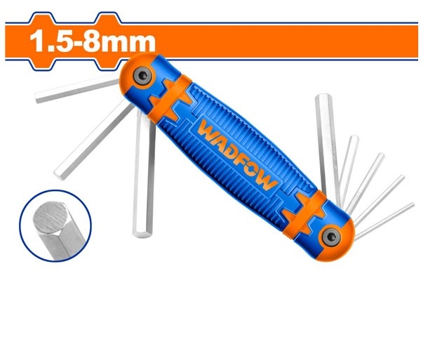 Bộ 8 Chìa Lục Giác 1.5-8Mm WHK1281 WADFOW