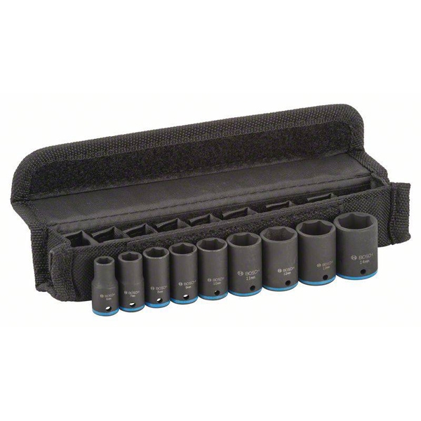 Bộ 9 chiếc 25mm 1/4'' 6,7,8,9,10,11,12,13,14 Bosch 2608551096