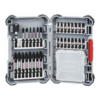 Bộ đầu vặn vít Pick and Click Impact Control 36 món Bosch 2607017568