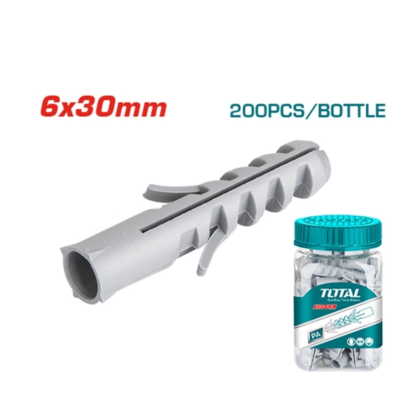 Bộ 200 tắc kê nhựa 6x30mm WJSP0603011 TOTAL