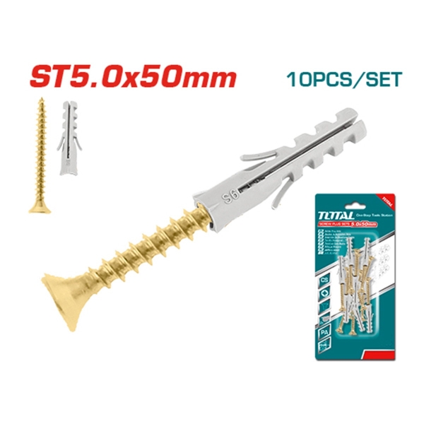 Bộ 10 tắc kê vít ST5.0x50mm WJSPK5005512 TOTAL