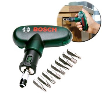Bộ mũi vặn vít cầm tay10 món Bosch 2607019510