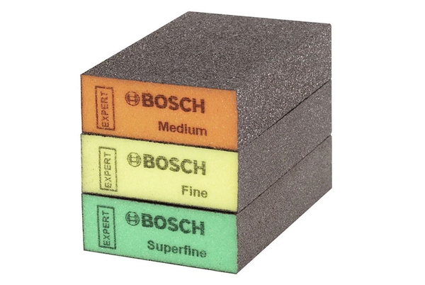 Bộ nhóm foam chà gỗ 3 miếng - MỚI Bosch 2608901175