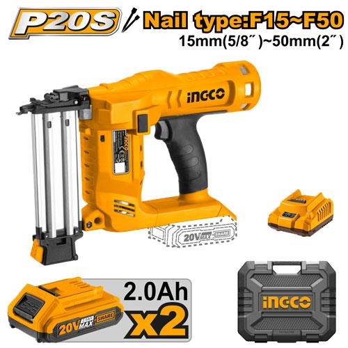 Súng Bắn Đinh Thẳng Dùng Pin 20V CBNLI2002 INGCO