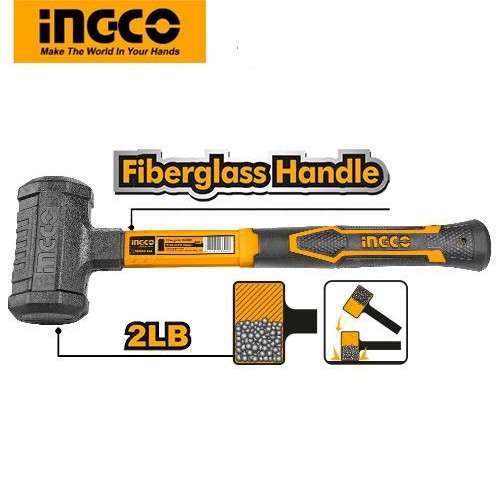 Búa Nhựa Đầu Tròn Không Nảy HDBM01028 INGCO
