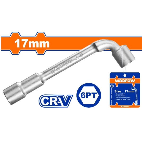 Đầu Tuýp Tay Vặn Chữ L 17Mm WTH3117 WADFOW