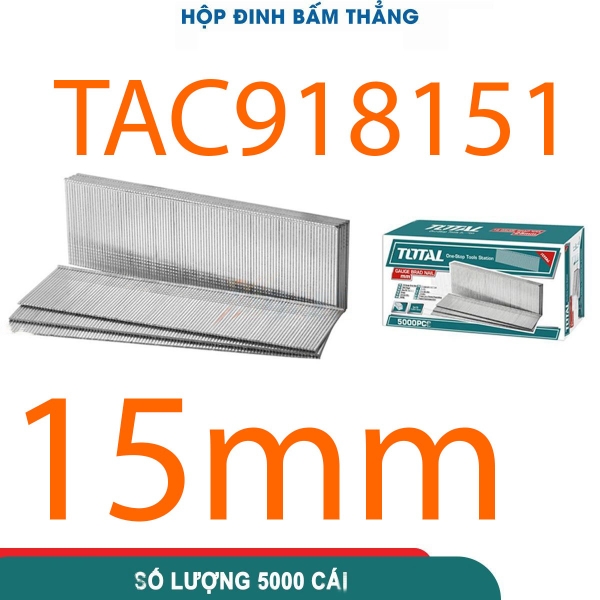 Đinh bấm thẳng 15mm TAC918151 TOTAL