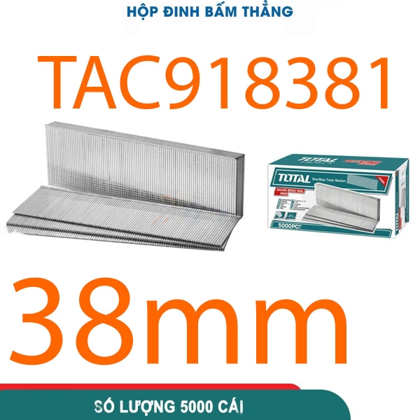 Đinh bấm thẳng 38mm TAC918381 TOTAL