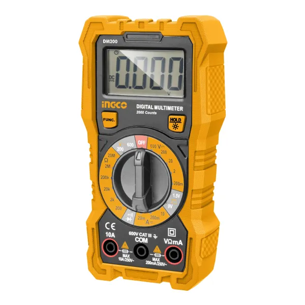 Đồng Hồ Đo Điện Vạn Năng DM200 INGCO