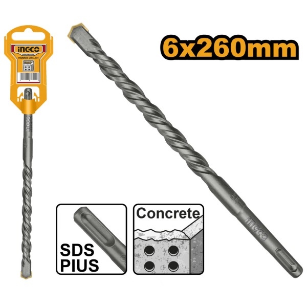 Mũi Khoan Bê Tông Đuôi Gài DBH1210604 INGCO