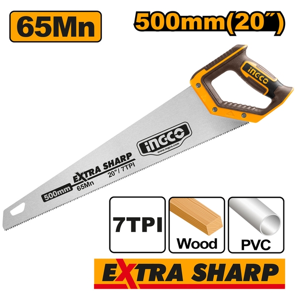 Cưa Tay Lá Liễu HHAS08500 INGCO