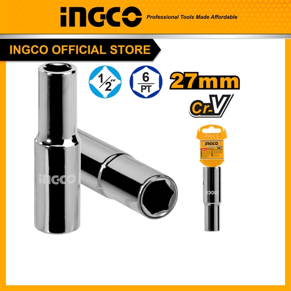 Đầu Tuýp Dài 6 Góc 1/2 