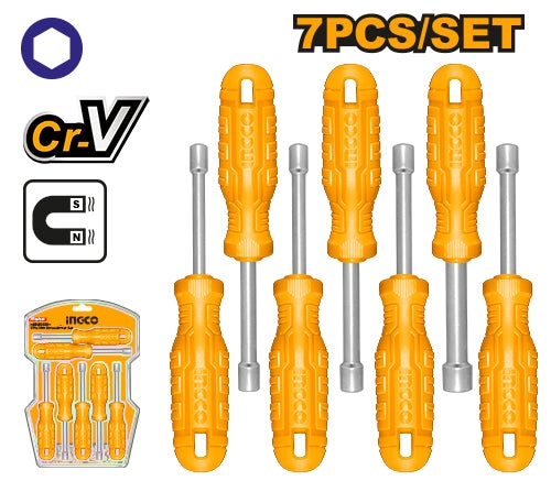 Bộ 7 Tua Vít Lục Giác HKNSD0701 INGCO