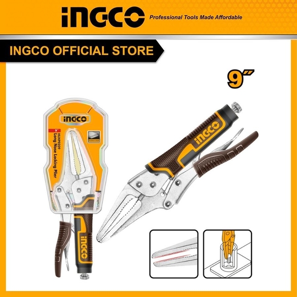 Kềm Bấm Mỏ Dài 9 Inch HLNP0209 INGCO