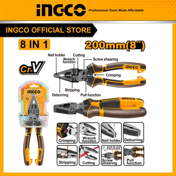 Kìm Răng Đa Năng 8 Trong 1 Cao Cấp 8