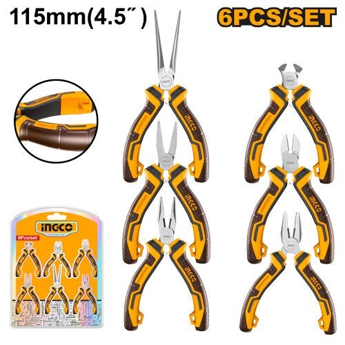 Bộ 6 Kềm Mini Làm Trang Sức HMPS06115 INGCO