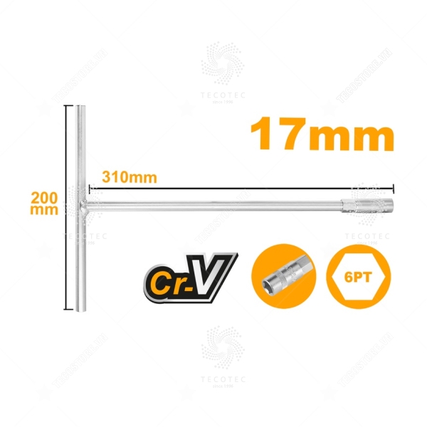Chìa Vặn Chữ T 17Mm HTSW1708 INGCO