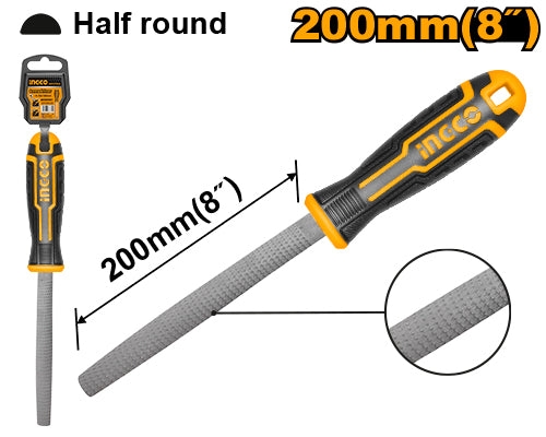 Giũa Gỗ Bán Nguyệt HWHF088 INGCO