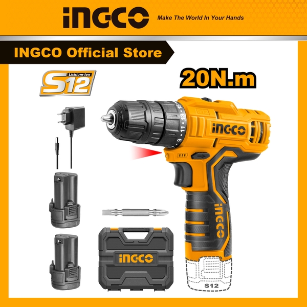 Máy Khoan Dùng Pin Lithium 12V CDLI12208 INGCO