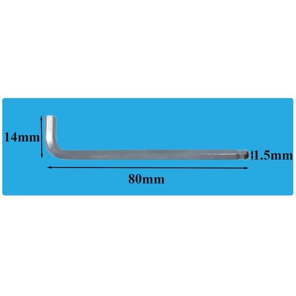 Lục giác lẻ có đầu bi LB330-15 FUJIYA