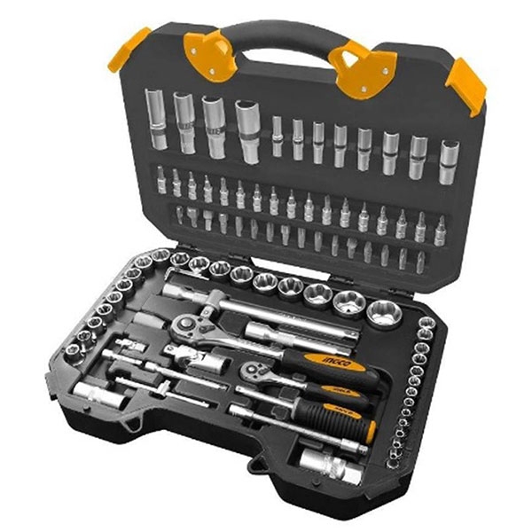 Bộ 94 Đầu Tuýp (1/4 Inch + 1/2 Inch) HKTS42941 INGCO