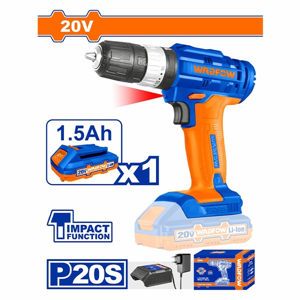Máy khoan búa dùng pin 20V WADFOW - WCDP521