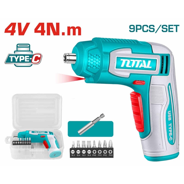 Máy siết vít dùng pin 4V TSDLI0458 TOTAL