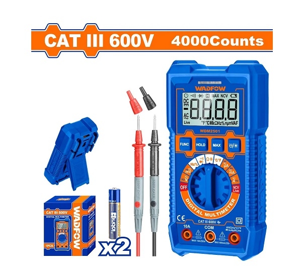 Đồng Hồ Vạn Năng 600V-4000 Số Đếm WDM2501 WADFOW