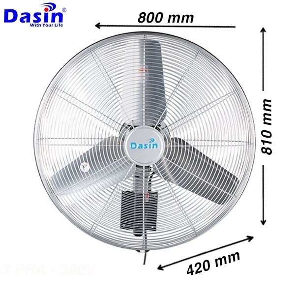 Quạt Dasin KWP-3076-380V (50Hz)