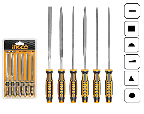 Bộ 6 Giũa Sắt (140Mm) HKTF63 INGCO