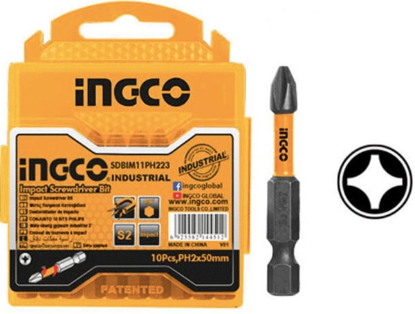 Mũi Bắt Vít Ph2X50Mm (Có Nam Châm Hít) SDBIM11PH223 INGCO