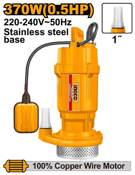 Máy Bơm Chìm Nước Sạch SPC3708 INGCO