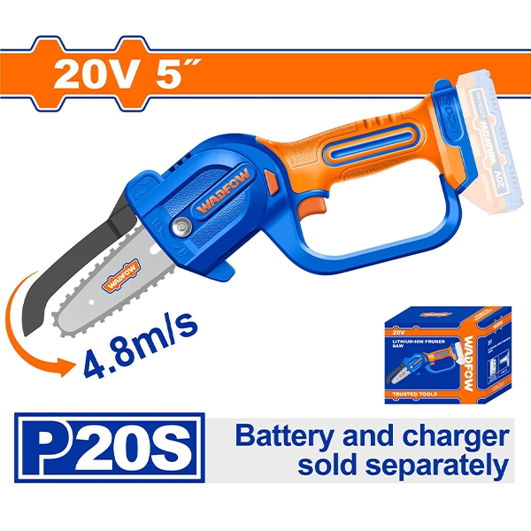 Máy cưa cắt cành dùng pin 20V (không kèm pin sạc) WADFOW - WCLP550