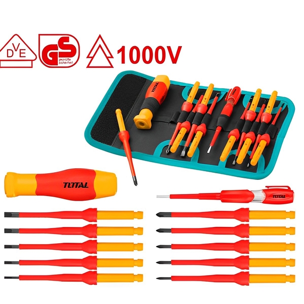 Bộ vít cách điện 12 món THKISD1201 TOTAL