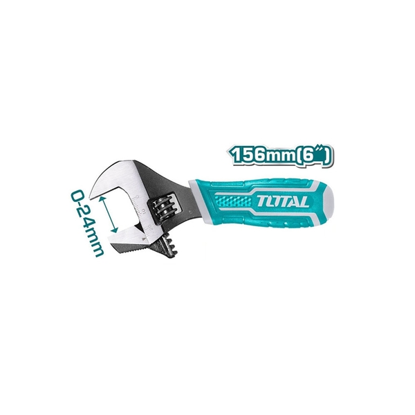 Cờ lê điều chỉnh 2 trong 1 size 156mm THT1016S TOTAL