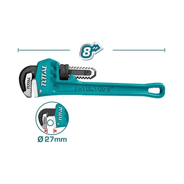 Mỏ lết răng 200mm THT170826 TOTAL